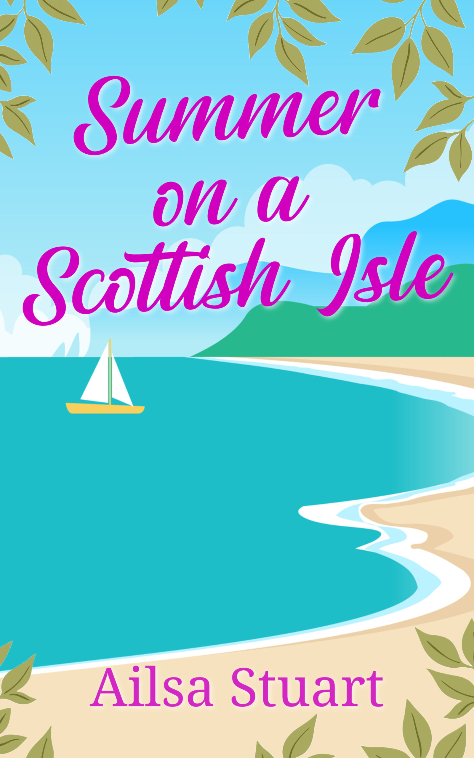 Summer on a Scottish Isle by Ailsa Stuart book cover
